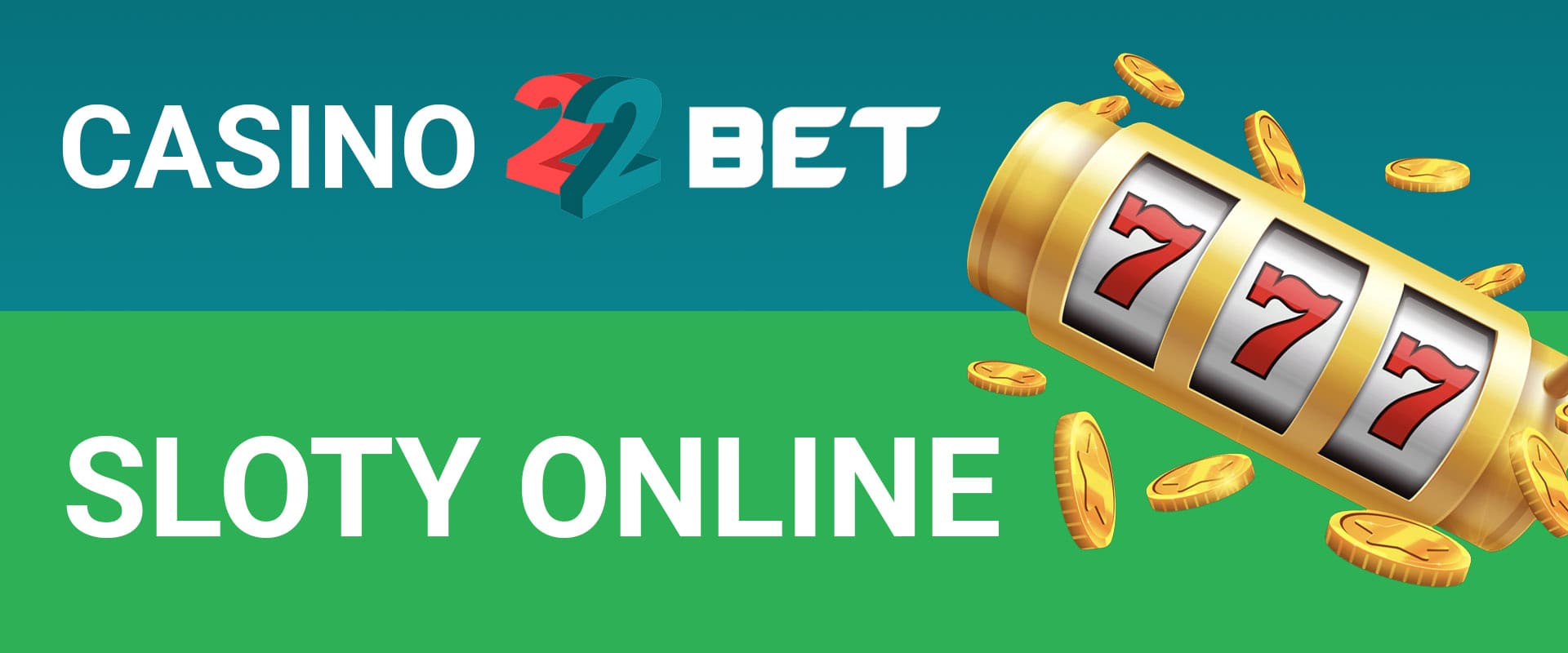 Interfejs gier kasynowych w 22Bet pokazujący automaty do gier